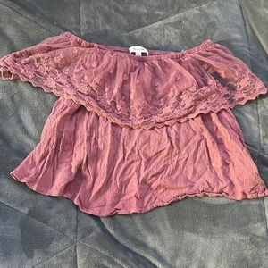 Strapless top